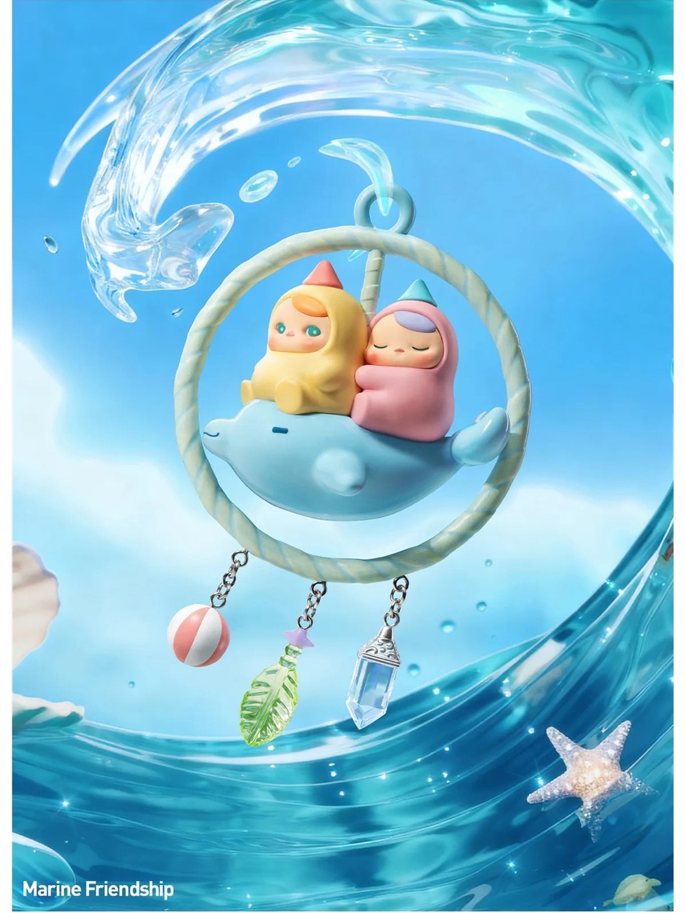 New Sealed Pop Mart Pucky Dream Wishes - Marine Friendship